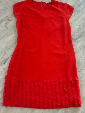 Red Hem Dress